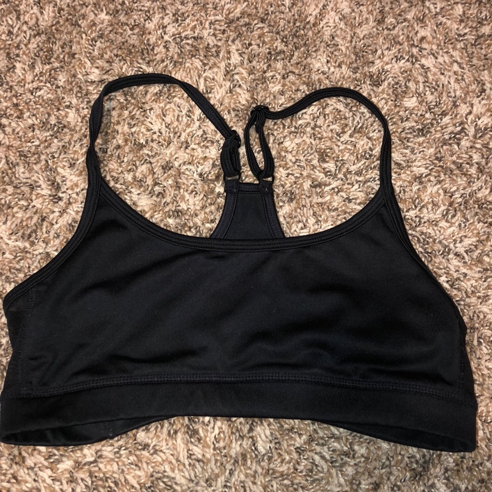 Black mesh sports bra!